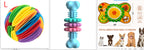 Dog Chew Toy Dog Bone Type  Dogs Teeth Cleaning Toys Indestructible TPR Bone Chewing Bite Resistant Teething Toys  Pet Products
